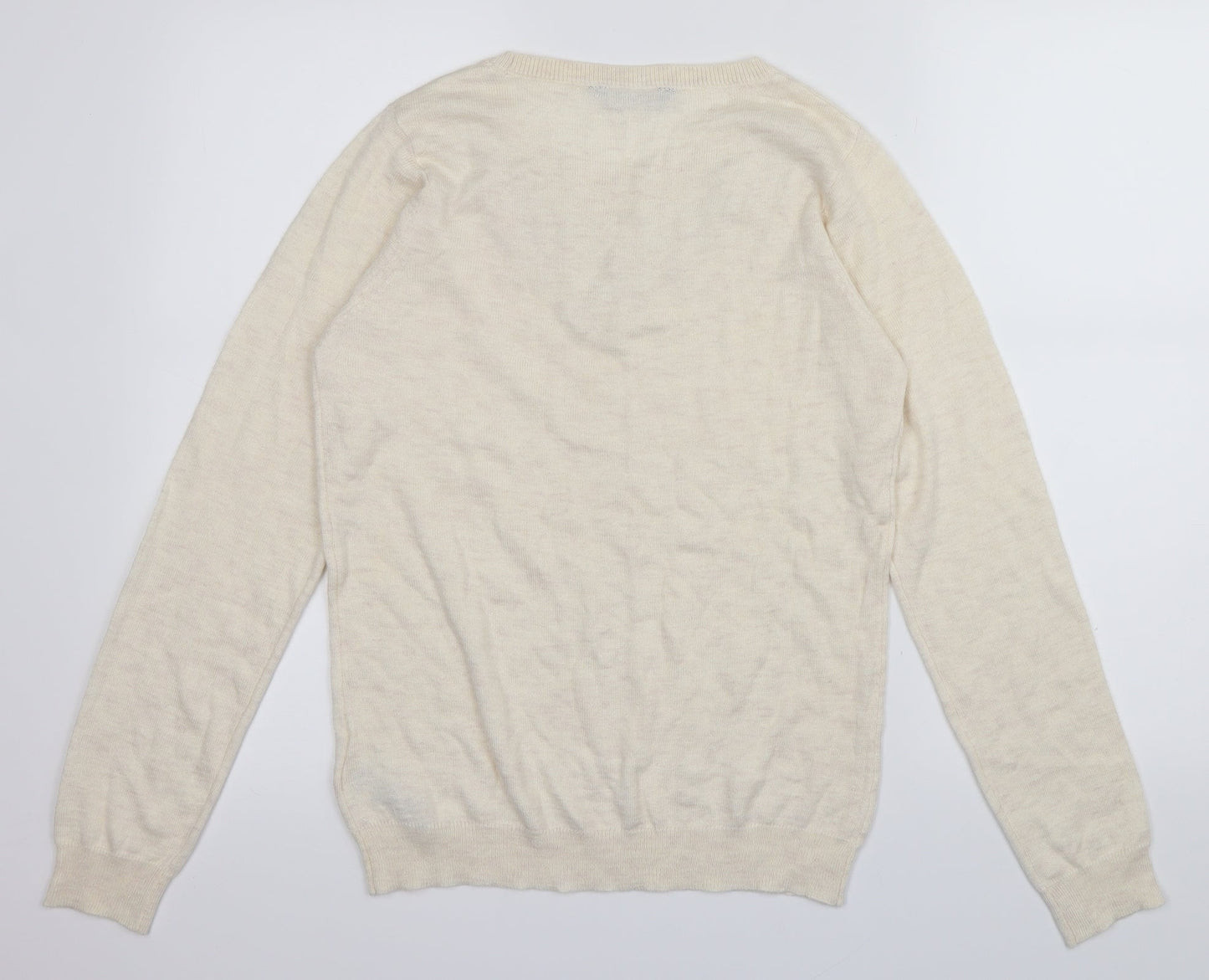 Dorothy Perkins Womens Ivory   Pullover Jumper Size 12