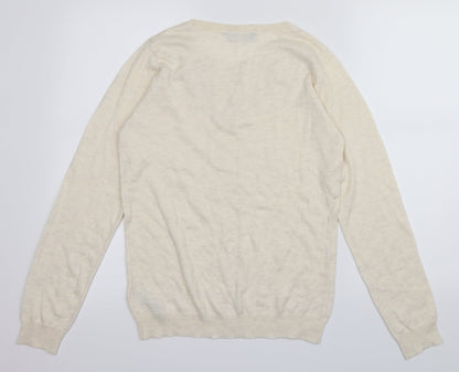 Preloved Dorothy Perkins Womens Ivory   Pullover Jumper Size 12 - Back