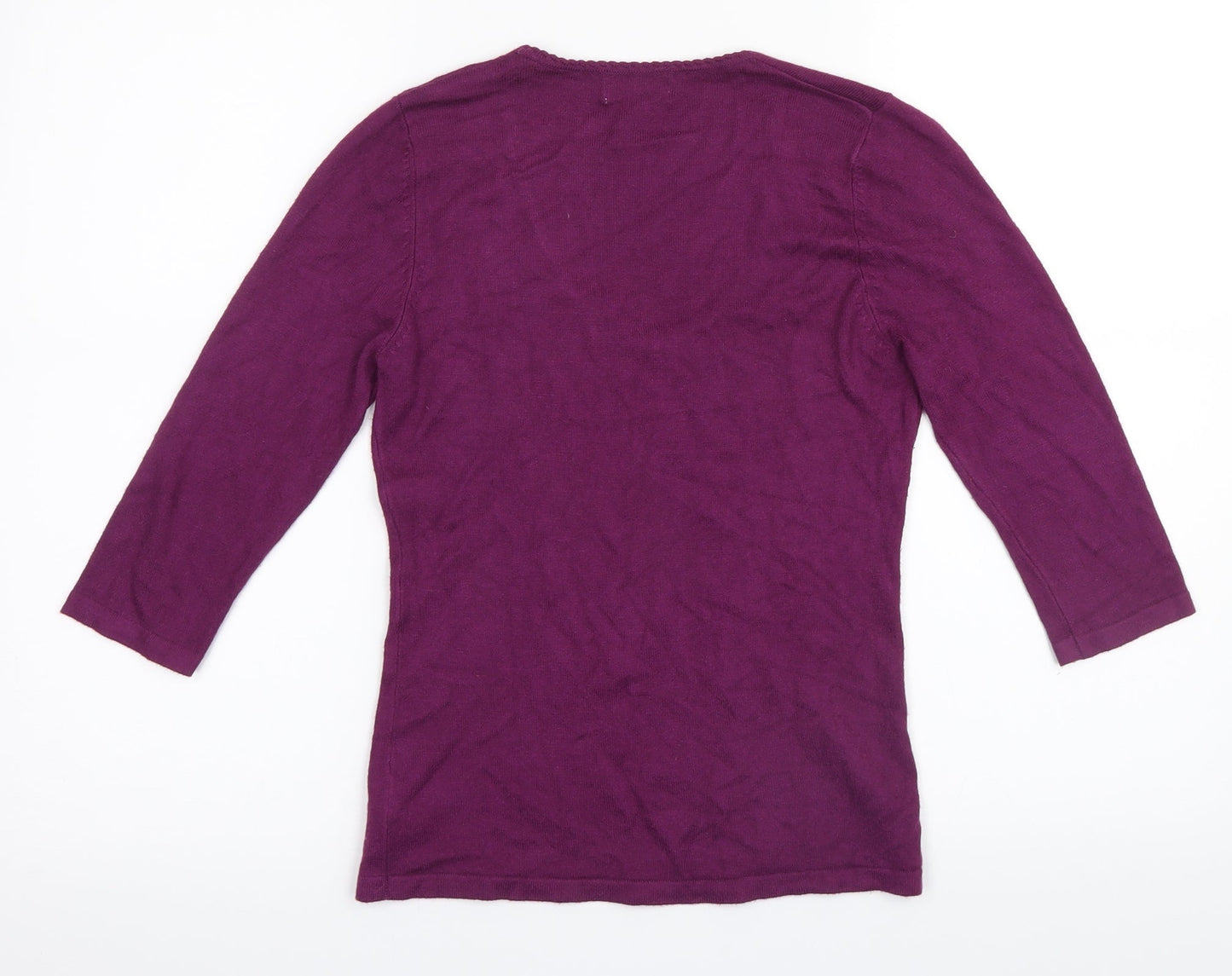 Seed Womens Purple   Pullover Jumper Size S