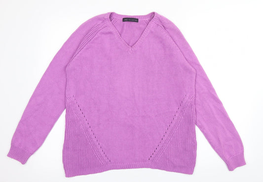 Marks and Spencer Womens Purple   Pullover Jumper Size 12