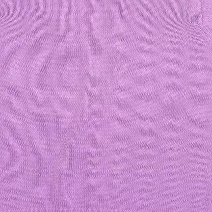 Preloved EWM Womens Purple  Rayon Cardigan Jumper Size M - Label