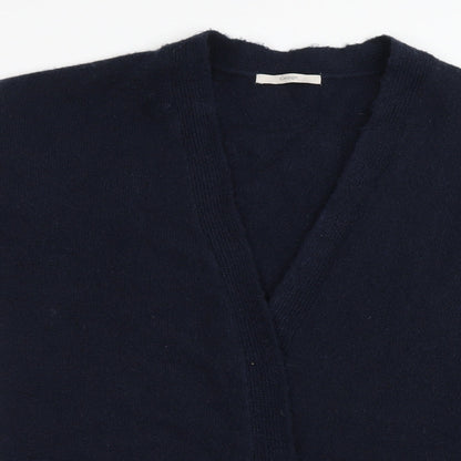 Preloved George` Womens Blue   Cardigan Jumper Size 12 - Detail