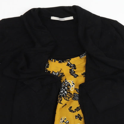 Preloved George` Womens Black   Cardigan Jumper Size 10  - blouse front - Detail