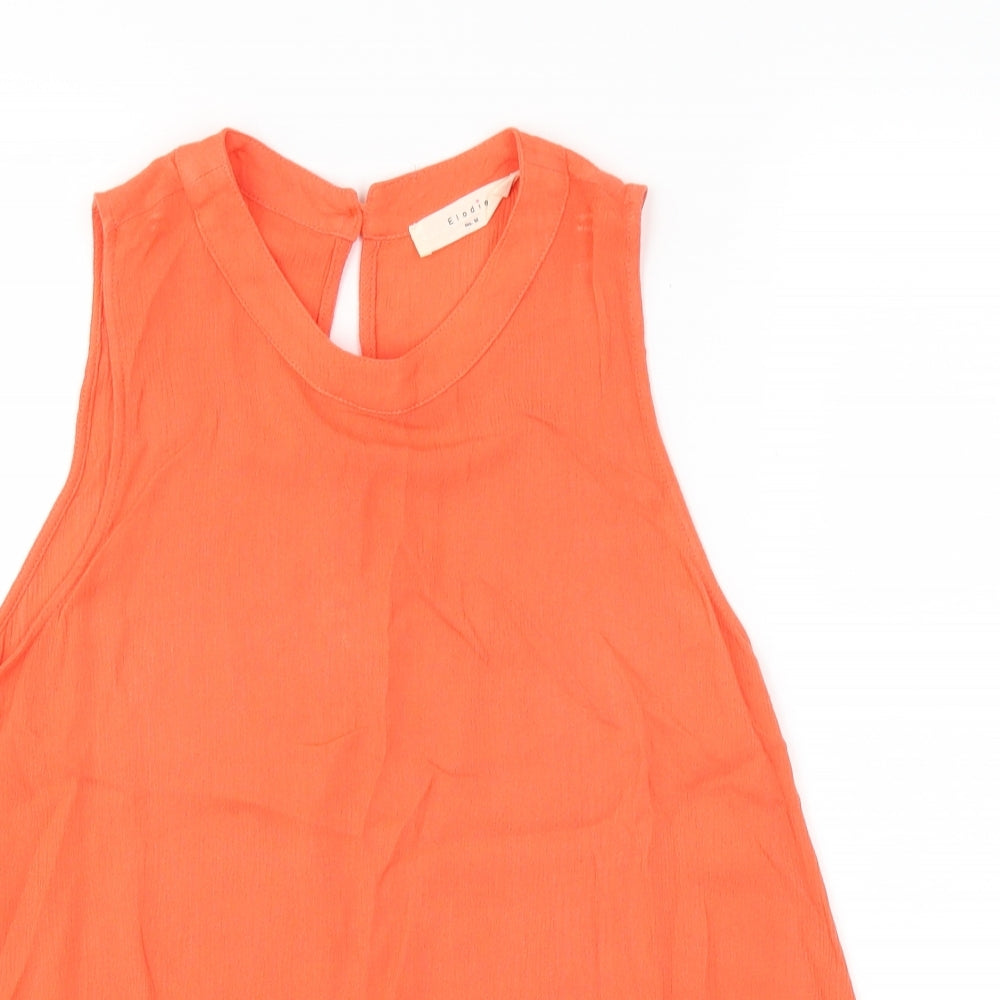 elodie Womens Orange   Basic Tank Size M