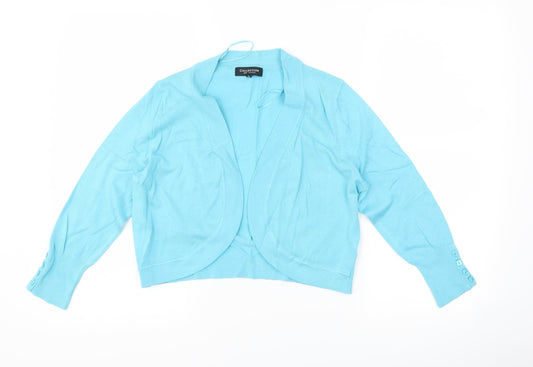 Debenhams Womens Blue   Shrug Jumper Size 12