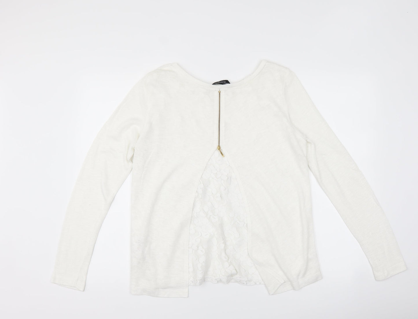 Dorothy Perkins Womens White   Basic T-Shirt Size 16