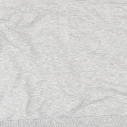 Preloved H&M Womens Grey   Pullover Sweatshirt Size M  - slogan - Label