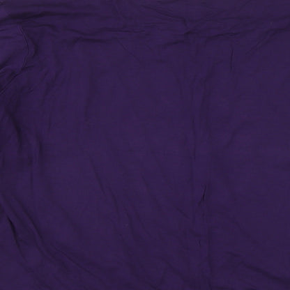 Preloved Preworn Womens Purple   Basic T-Shirt Size 20 - Label