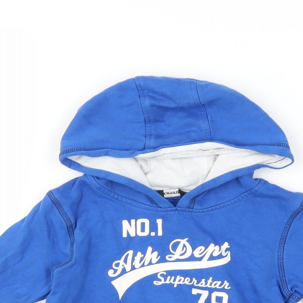 George Boys Blue   Pullover Jumper Size 18-24 Months  - Graphic