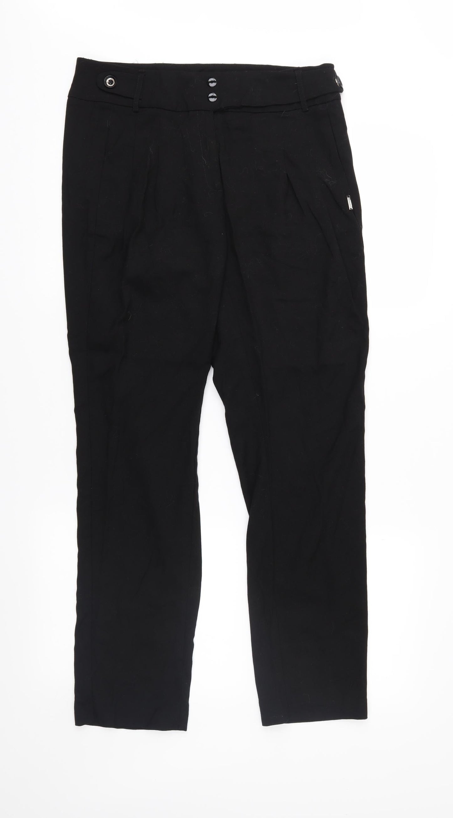 Monnari Womens Black   Trousers  Size 10 L28 in