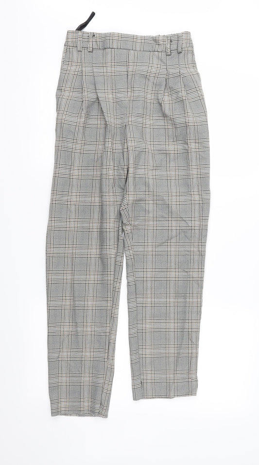 Atmosphere Womens Brown Check  Trousers  Size 8 L26 in