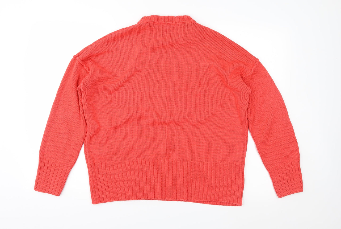 George Womens Red  Knit Pullover Jumper Size M
