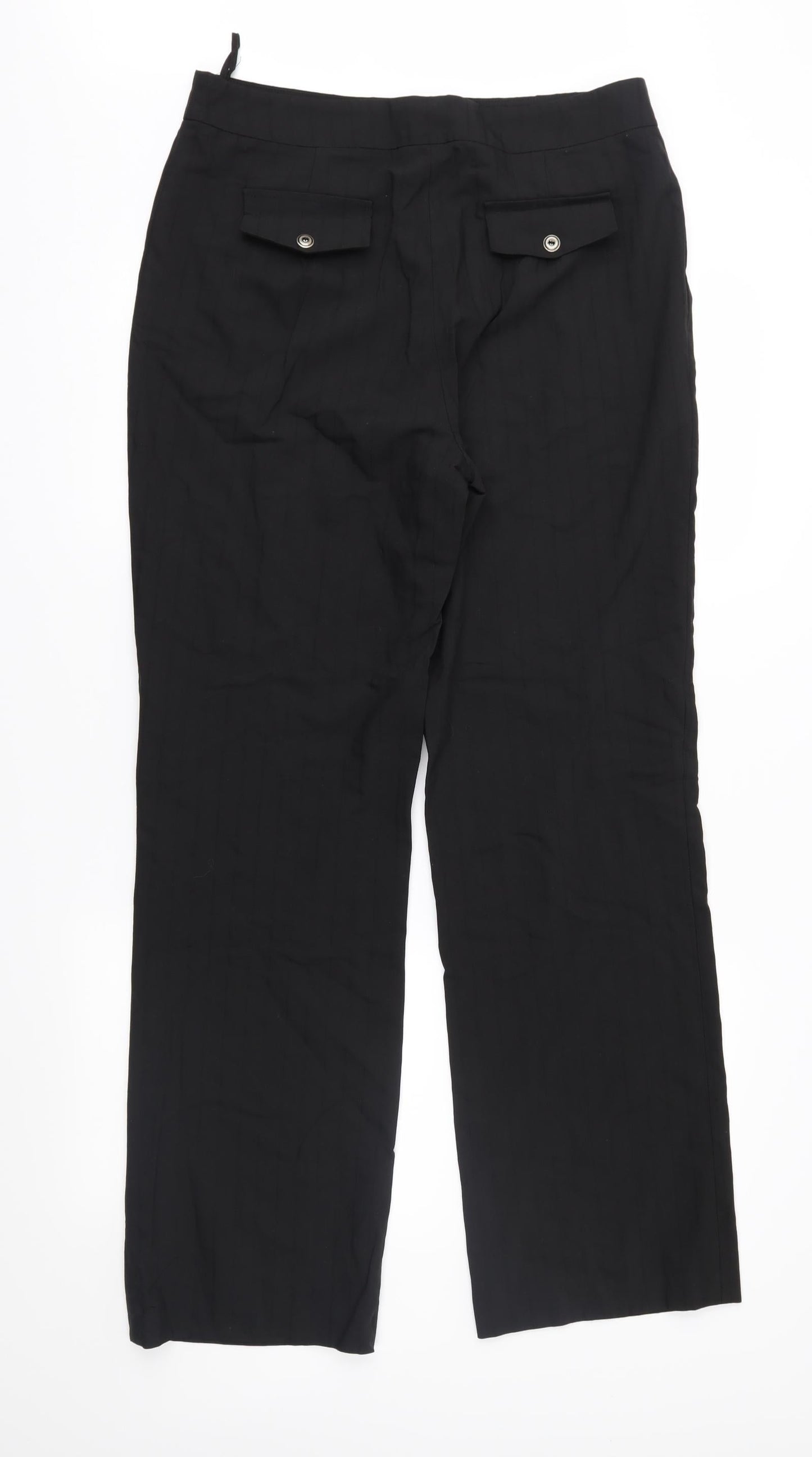 Katy baker Womens Black   Trousers  Size 16 L31 in
