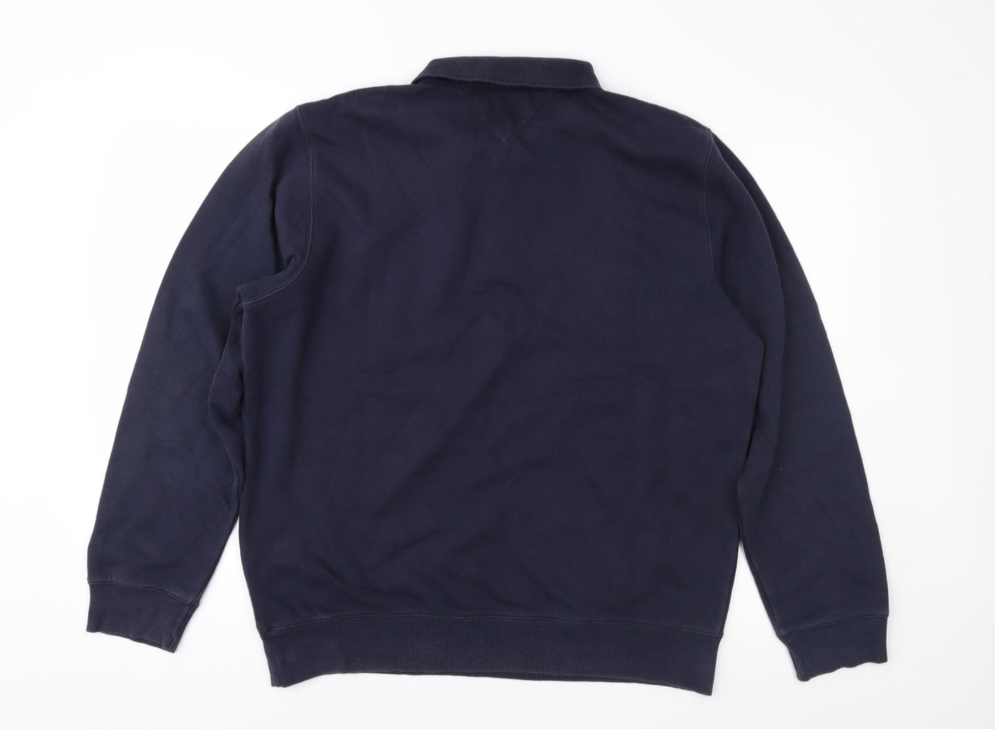 Easy Mens Blue   Pullover Sweatshirt Size L