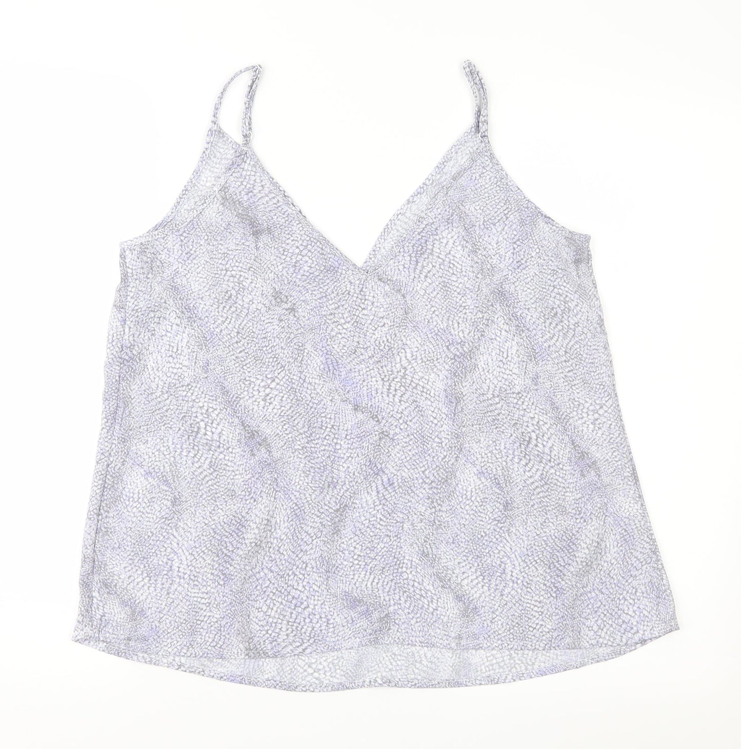 NEXT Womens Purple Geometric  Camisole Blouse Size 10
