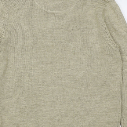 Preloved Twisted Soul Mens Beige    Jumper Size M - Label