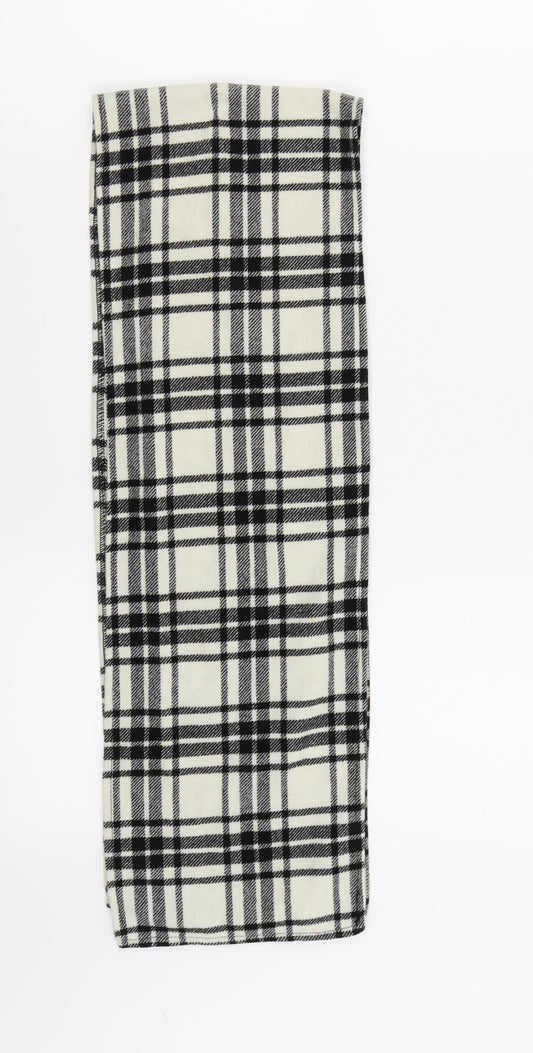 Preworn Womens Black Check   Scarf