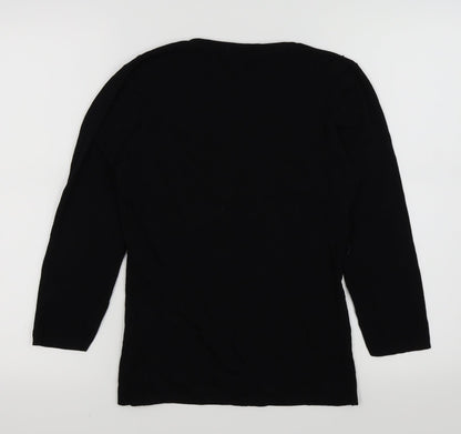 Preloved Whisper Womens Black   Pullover Jumper Size M - Back