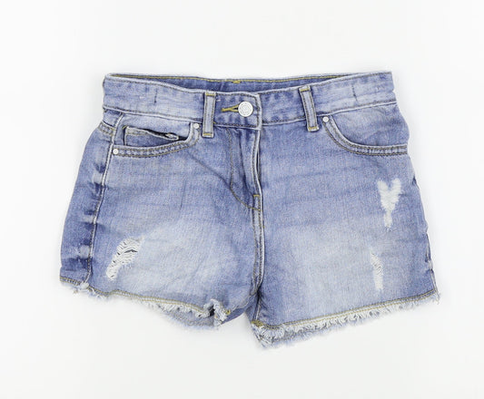 I LOVE GIRLSWEAR Girls Blue   Hot Pants Shorts Size 9 Years