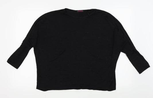 Preloved FUNKY FIT Womens Black   Basic T-Shirt Size M - Front