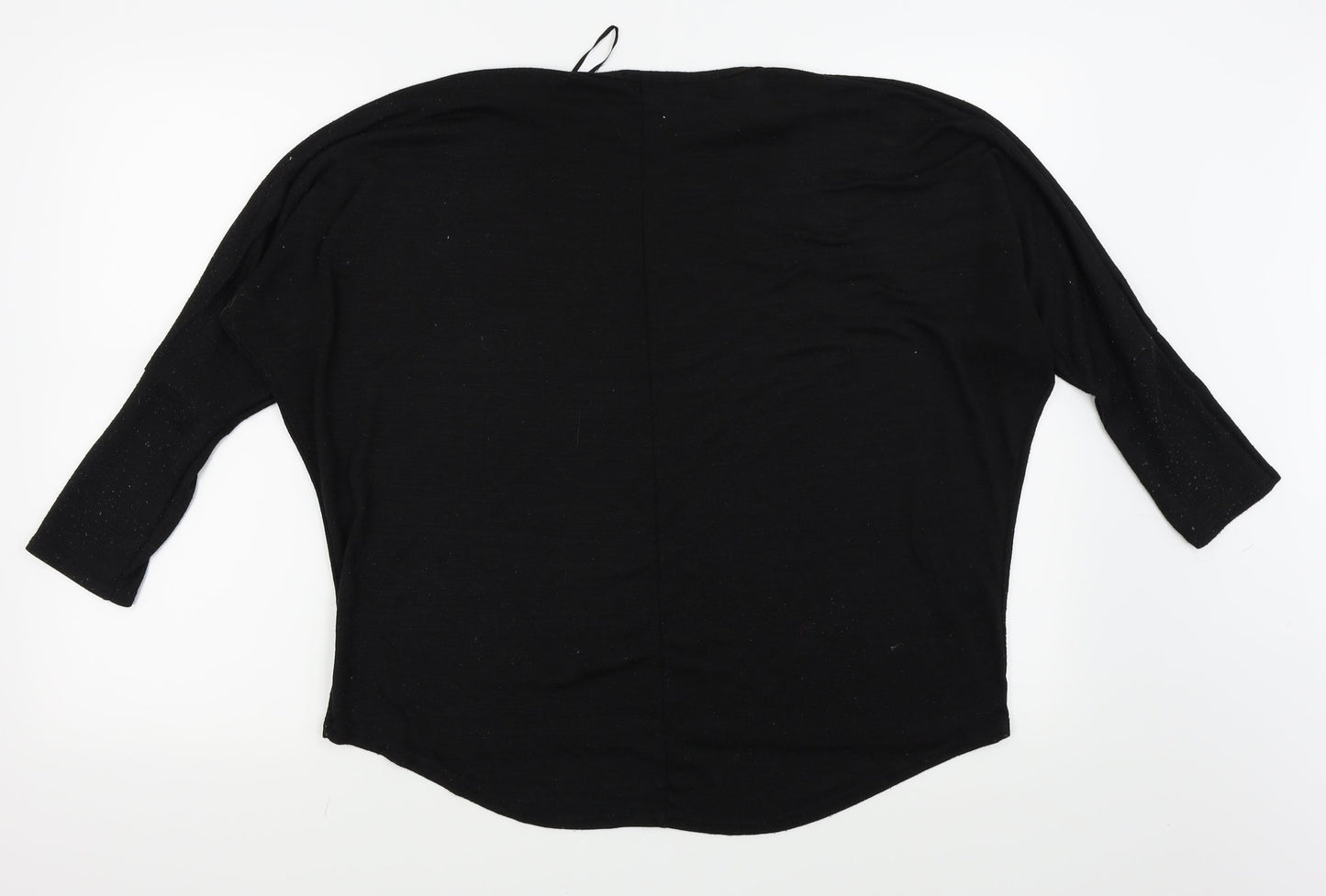 FUNKY FIT Womens Black   Basic T-Shirt Size M