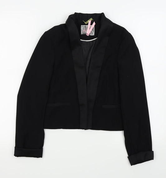 LIPSY LI MITED Womens Black   Jacket Blazer Size 10