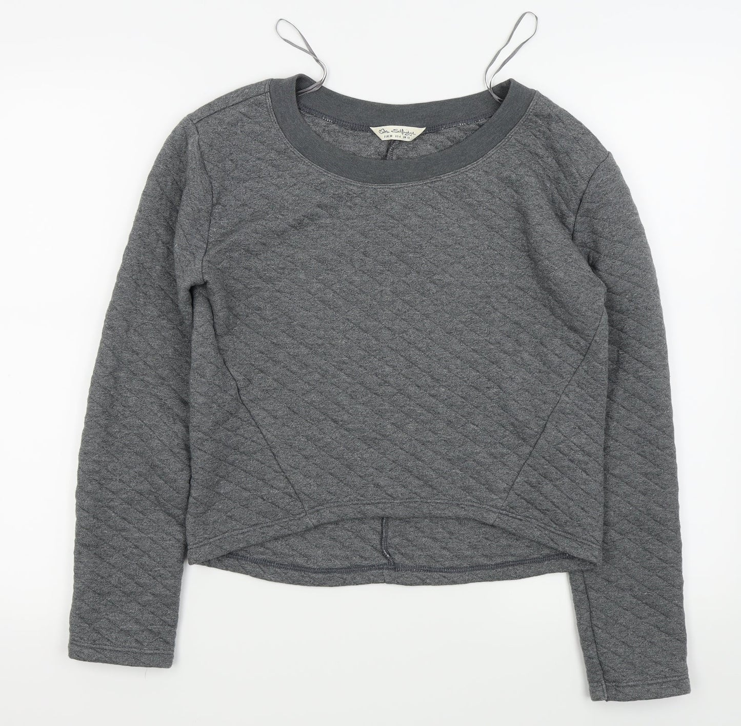 Miss Selfridge Womens Grey   Pullover Jumper Size 10