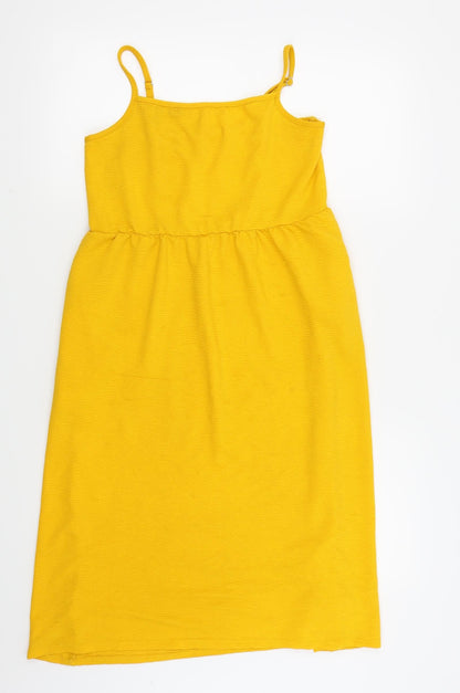 Preloved NEXT Womens Yellow   Fit & Flare  Size 10 - Front