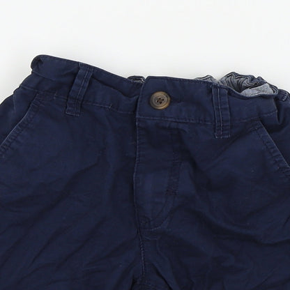 Preloved Asda George Boys Blue   Chino Shorts Size 5-6 Years - Detail