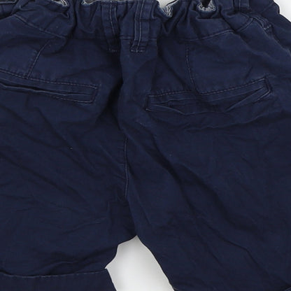Preloved Asda George Boys Blue   Chino Shorts Size 5-6 Years - Label