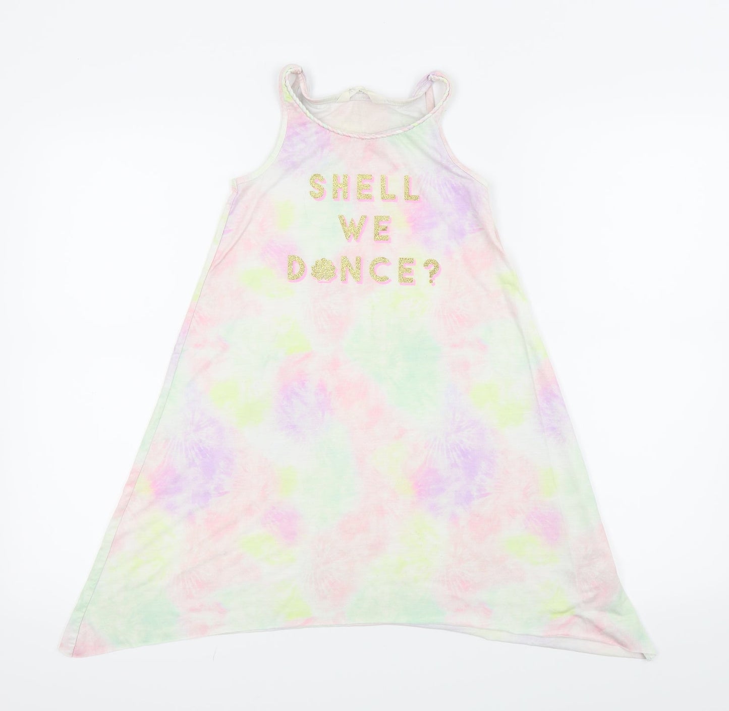 H&M Girls White   Basic Tank Size 7-8 Years