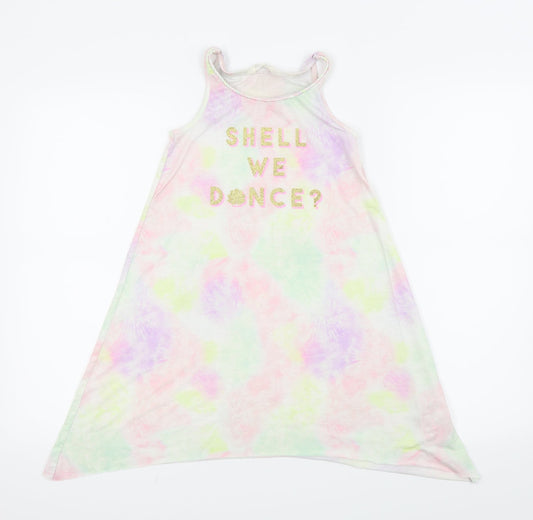 H&M Girls White   Basic Tank Size 7-8 Years