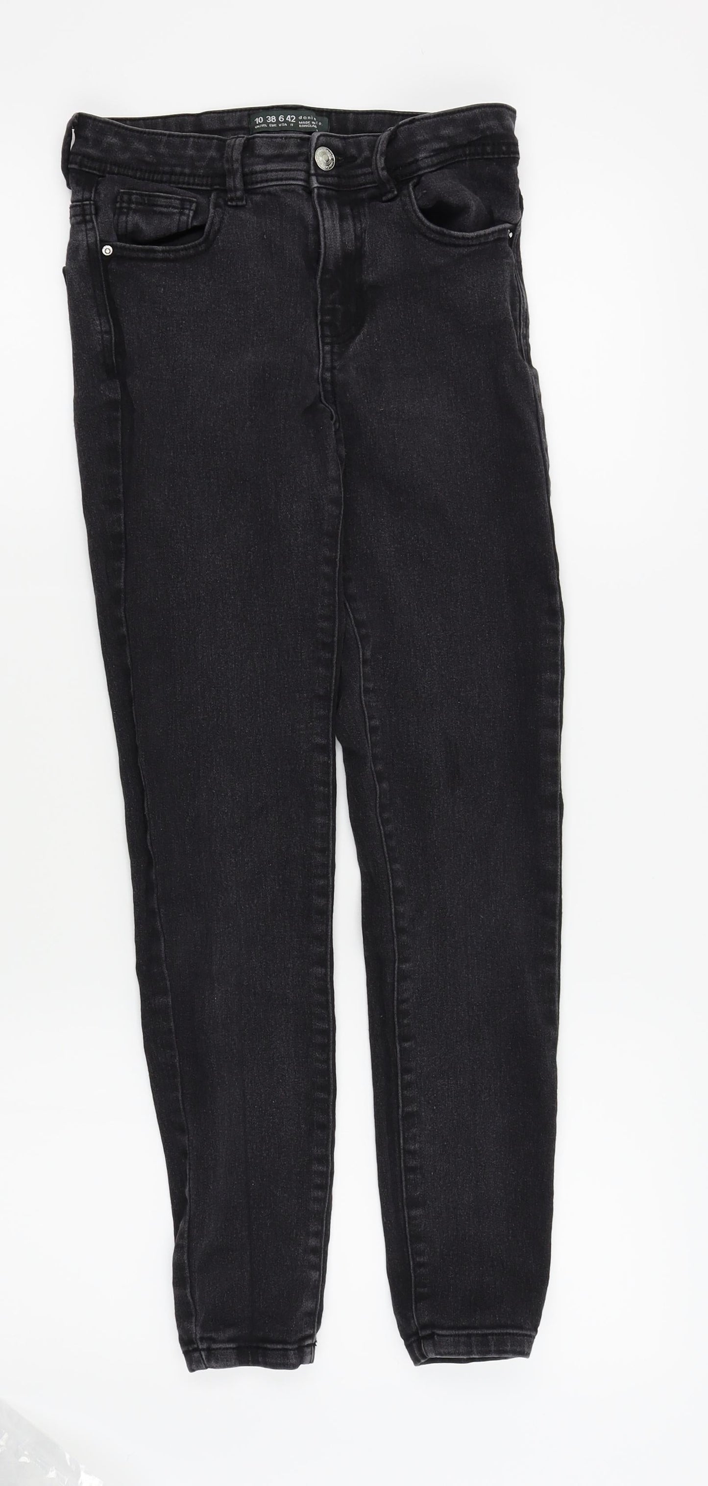 denim and co Womens Black   Skinny Jeans Size 10 L24 in