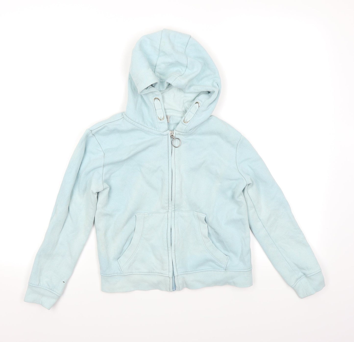 Matalan Girls Blue   Full Zip Hoodie Size 9 Years