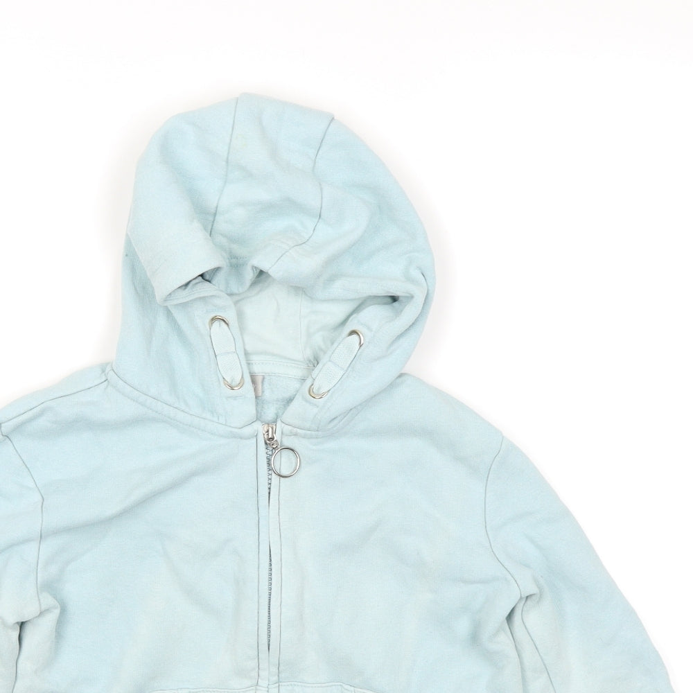 Matalan Girls Blue   Full Zip Hoodie Size 9 Years