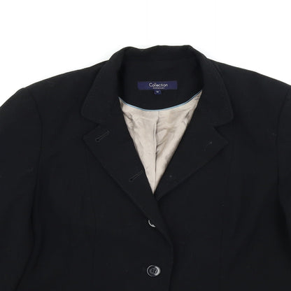 Preloved Collection Womens Black   Jacket Blazer Size 14 - Detail