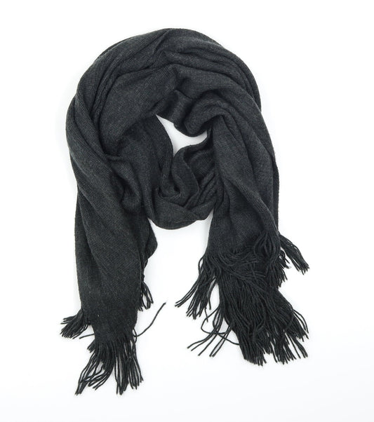 Preworn Mens Grey  Knit Scarf  One Size