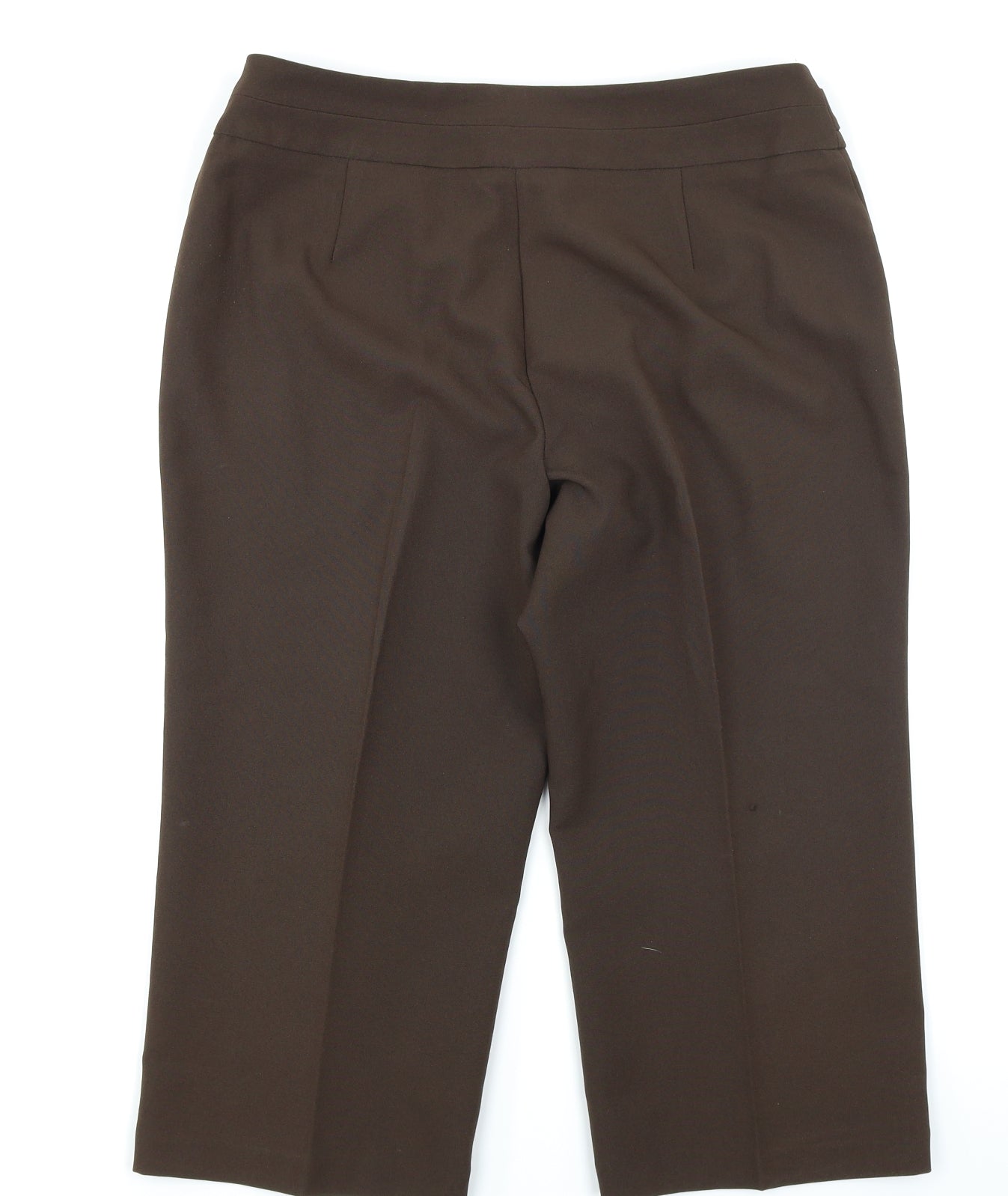 BM Womens Brown   Capri Trousers Size 14 L20 in