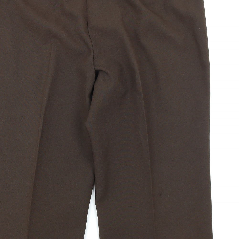 BM Womens Brown   Capri Trousers Size 14 L20 in