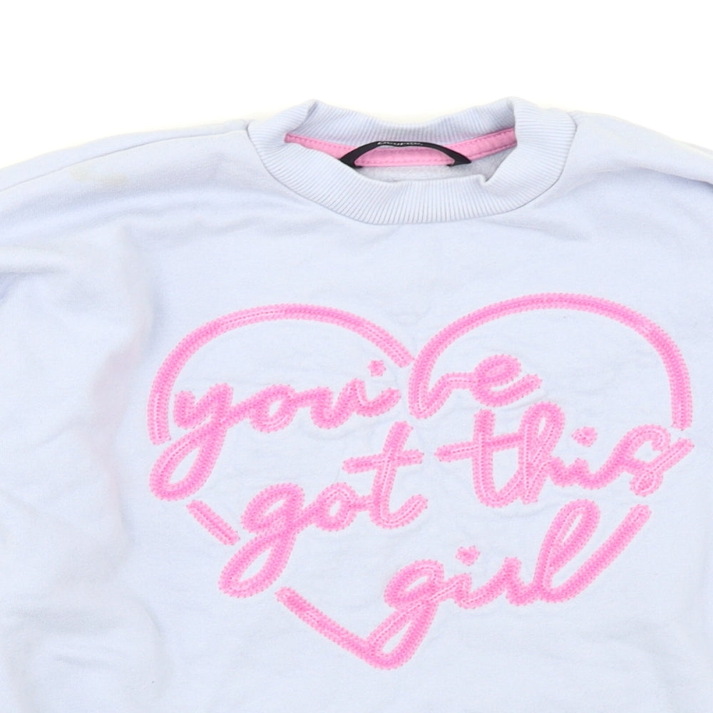 George Girls Blue   Pullover Sweatshirt Size 9-10 Years