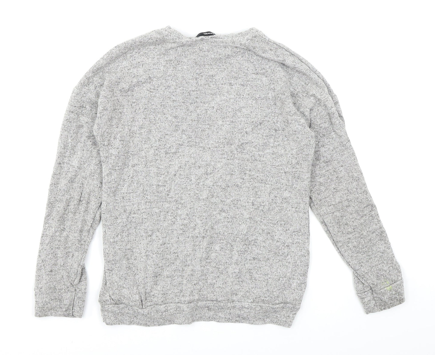 George Girls Grey   Basic T-Shirt Size 7-8 Years