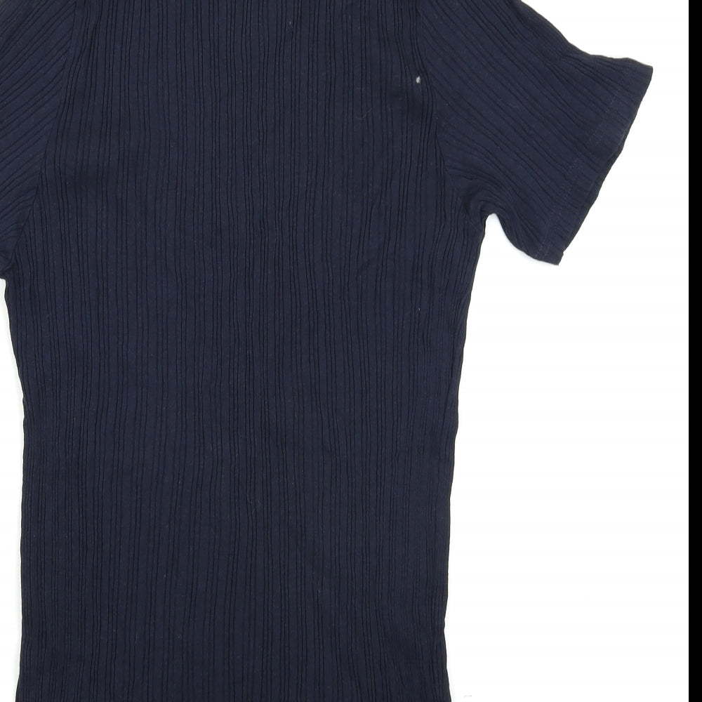 Brave Soul Womens    Basic T-Shirt Size L  - Ribbed