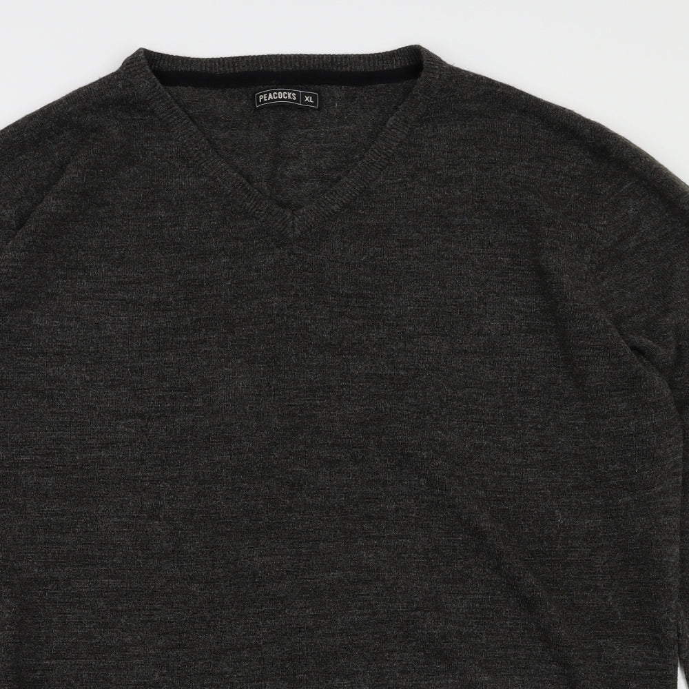 Peacocks Mens Grey   Pullover Jumper Size XL