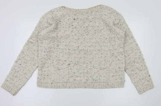 M&Co Womens Grey   Pullover Jumper Size M