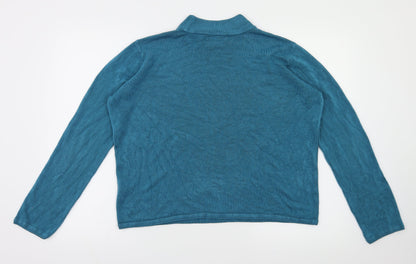Preloved BM Womens Blue   Pullover Jumper Size M - Back
