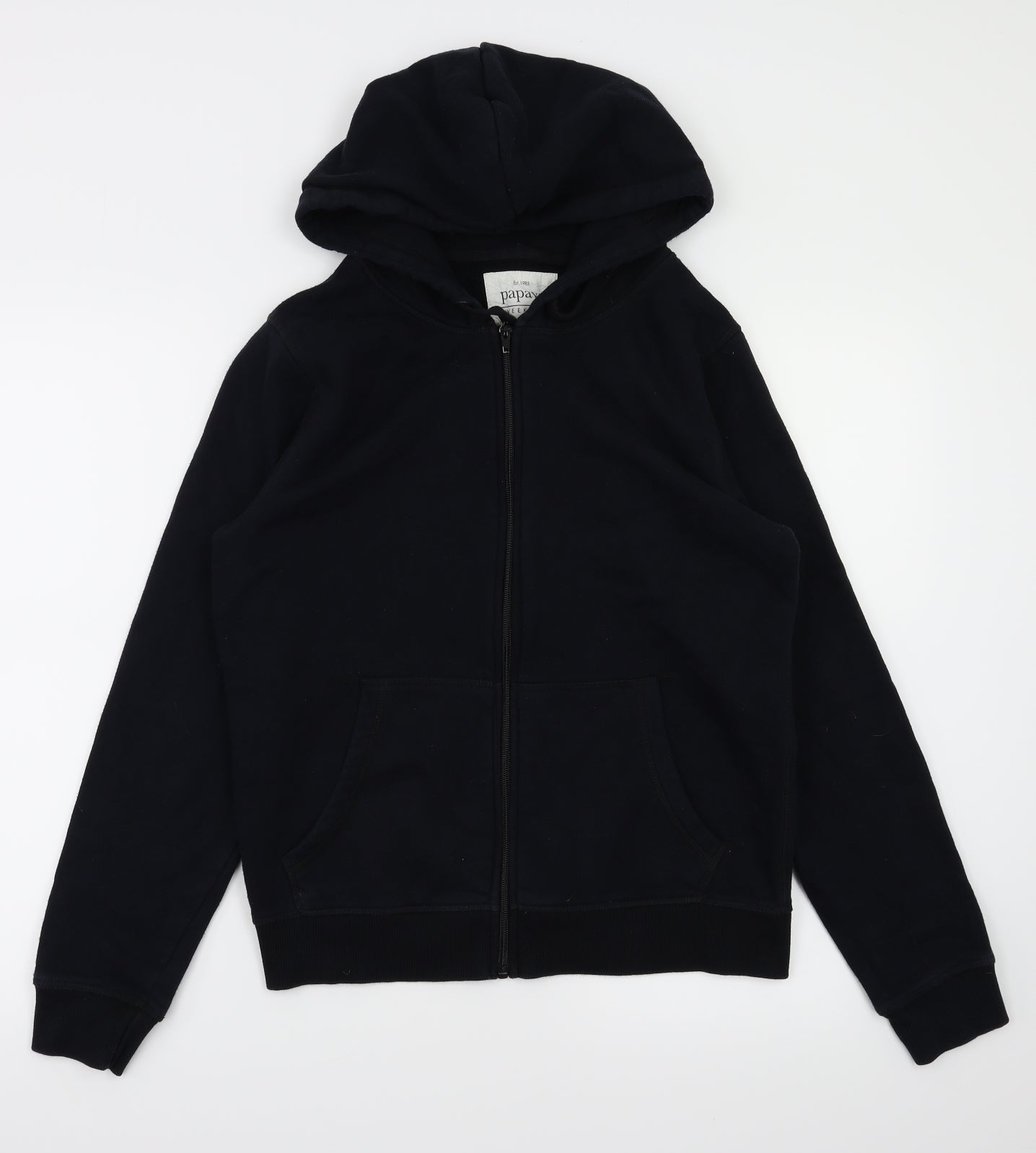 papaya  Womens Black   Full Zip Jumper Size 10
