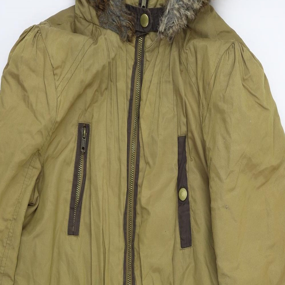 NEXT Womens Brown   Jacket Coat Size 10