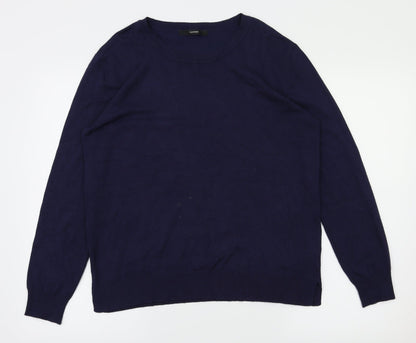 Preloved George Womens Blue   Pullover Jumper Size 14 - Front