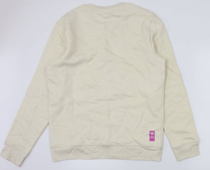 Preloved Drop Womens Ivory   Pullover Jumper Size L - Back