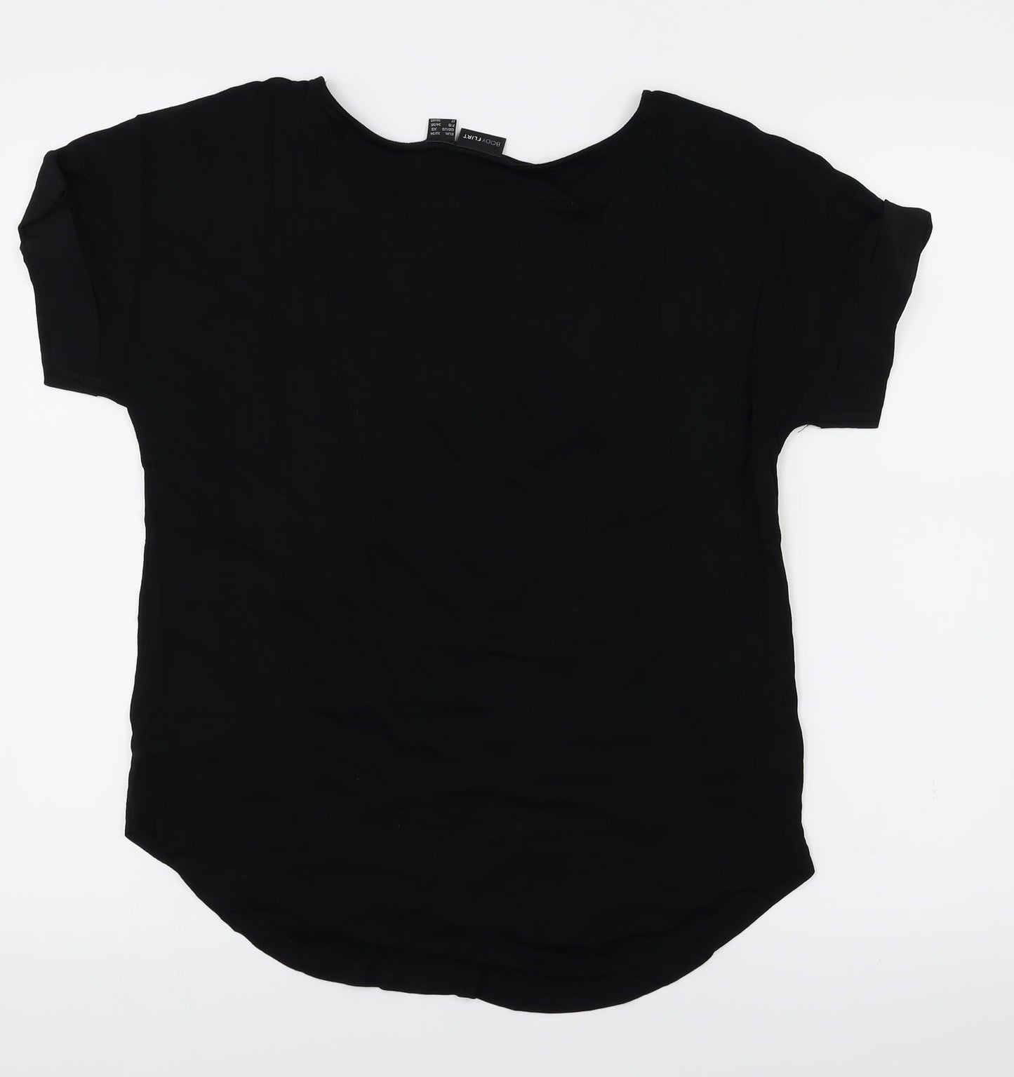 Body Flirt Womens Black   Basic T-Shirt Size XS